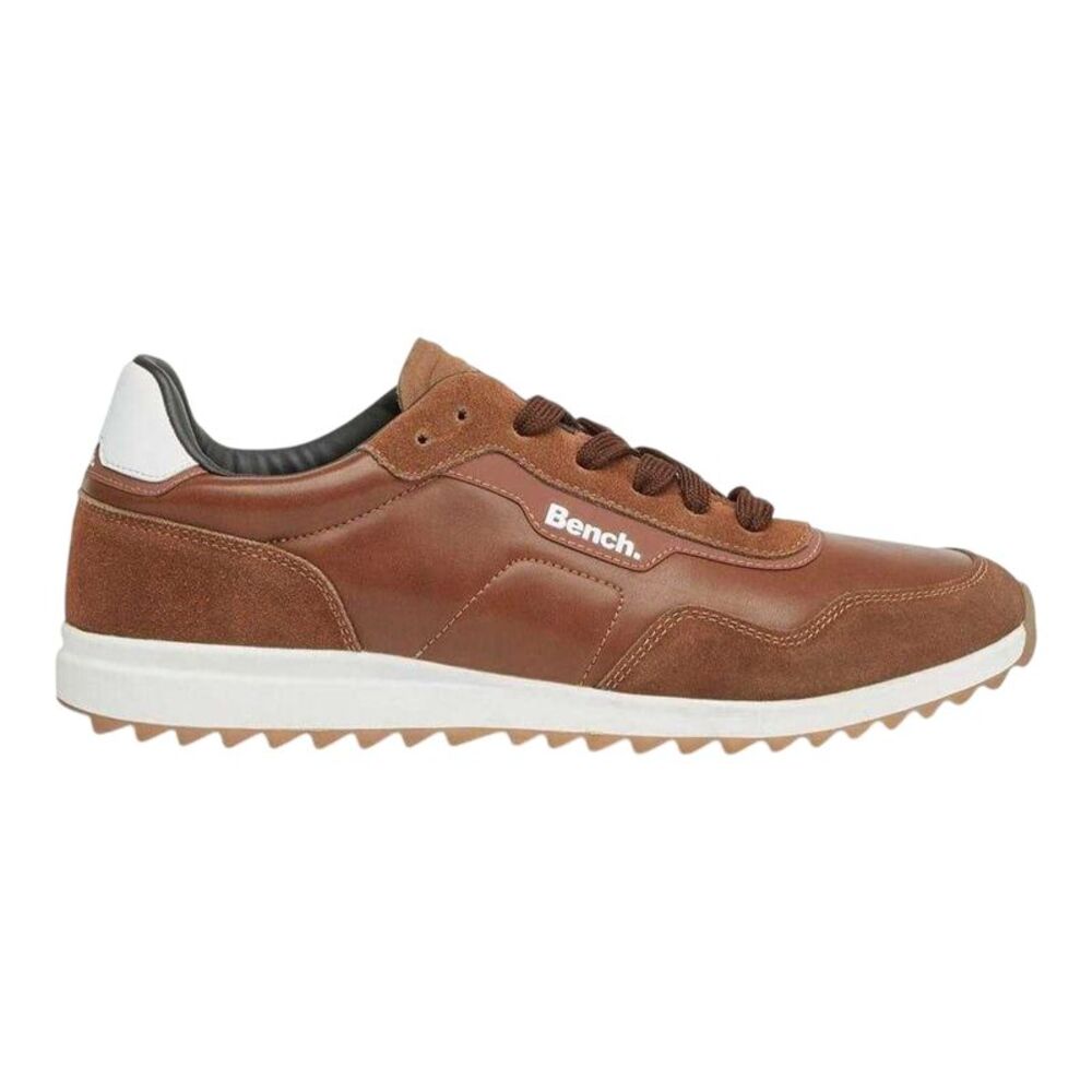 Bench Mens Brooke Suede Flat Sneakers / Tan